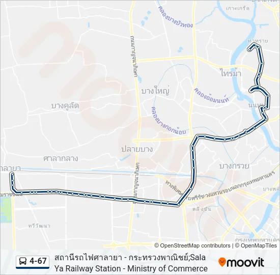 4-67 Bus Line Map