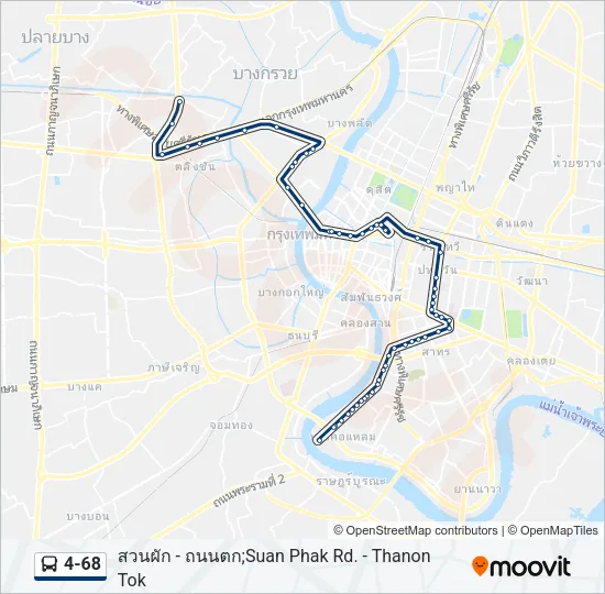 4-68 Bus Line Map