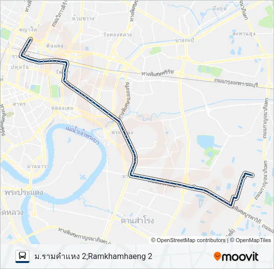 3-8 (38) Bus Line Map