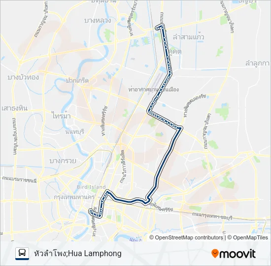 1-2E (34E) Bus Line Map