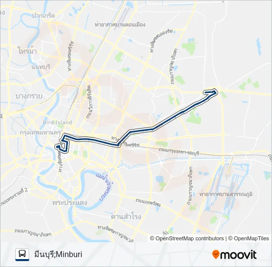 1-44 (113) Bus Line Map
