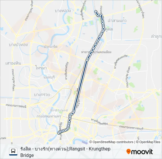 1-18E (504) Bus Line Map