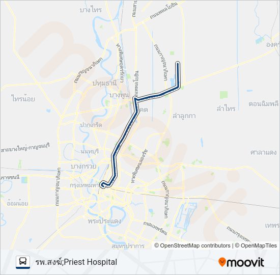 1-24E (538) รถบัส แผนที่สายรถ