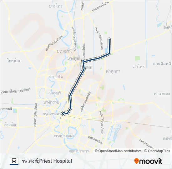 1-24E (538) Bus Line Map