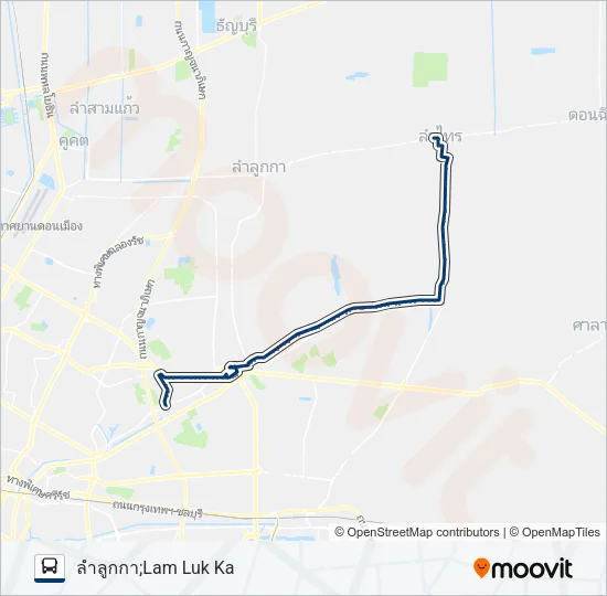 1-58 (525) Bus Line Map