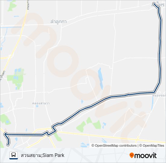 1-58 (525) รถบัส แผนที่สายรถ