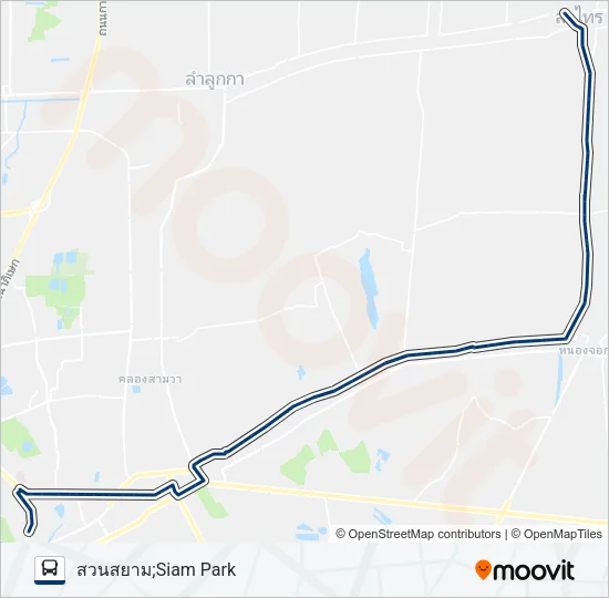 1-58 (525) Bus Line Map