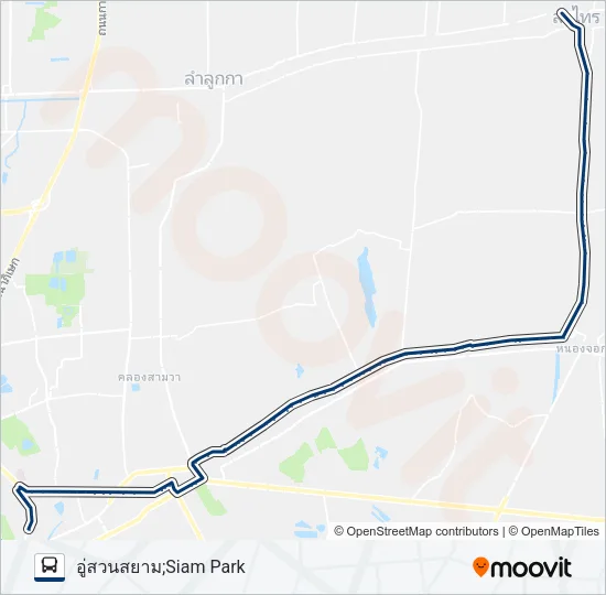 1-58 (525) Bus Line Map