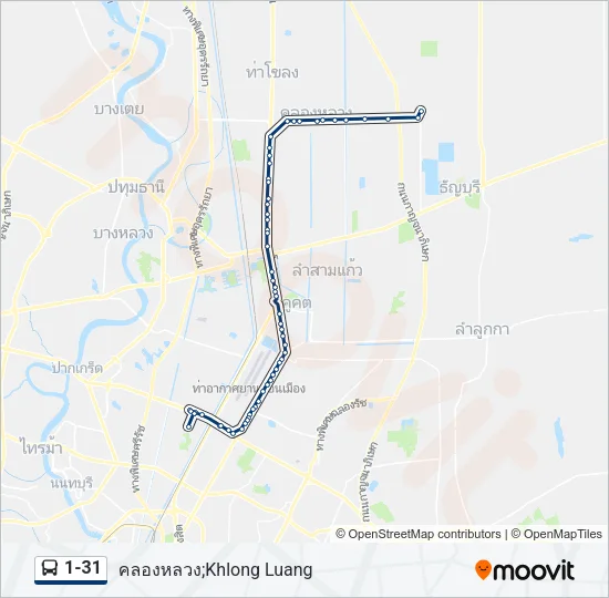 1-31 Bus Line Map