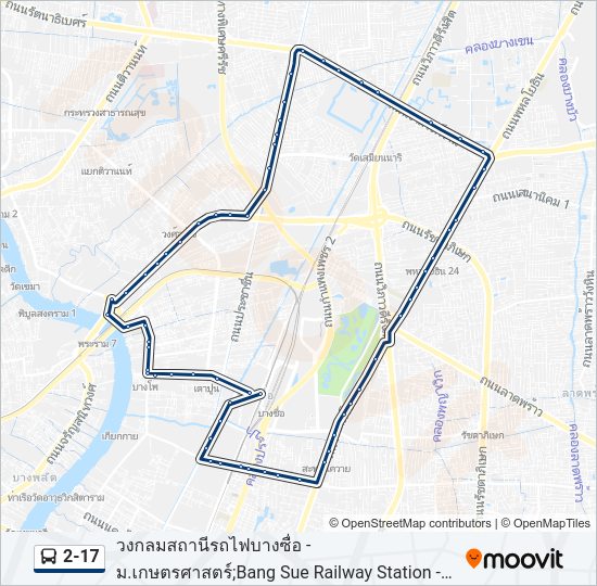 2-17 รถบัส แผนที่สายรถ