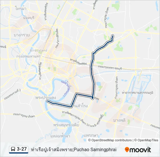 3-27 Bus Line Map