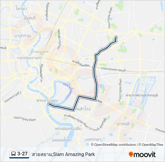 3-27 Bus Line Map