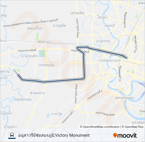 4-54E (157) รถบัส แผนที่สายรถ
