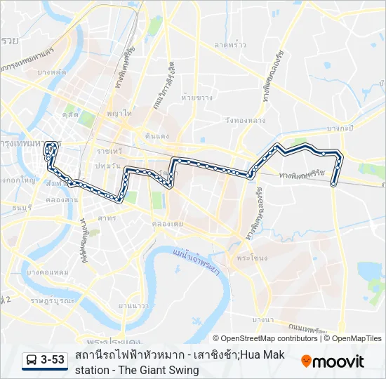 3-53 Bus Line Map