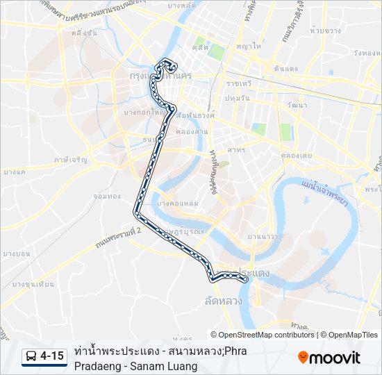 4-15 รถบัส แผนที่สายรถ