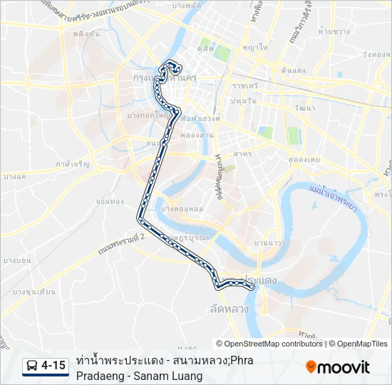 4-15 Bus Line Map