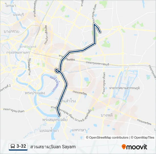 3-32 Bus Line Map
