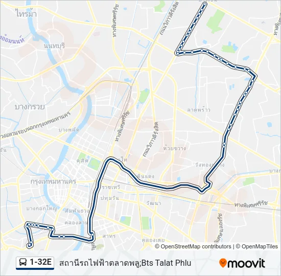 1-32E Bus Line Map