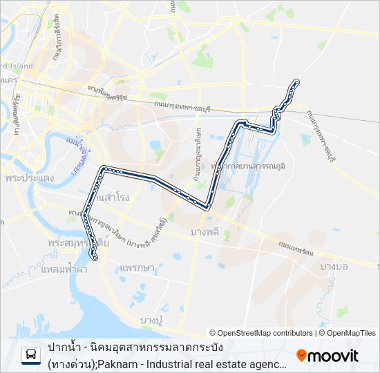 3-25E (552) รถบัส แผนที่สายรถ