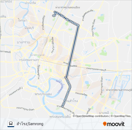3-23E (513) รถบัส แผนที่สายรถ