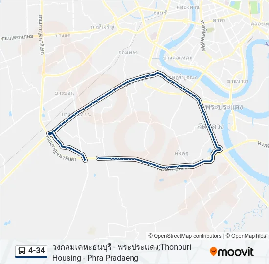 4-34 Bus Line Map