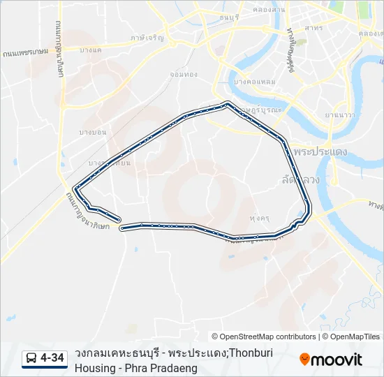 4-34 Bus Line Map