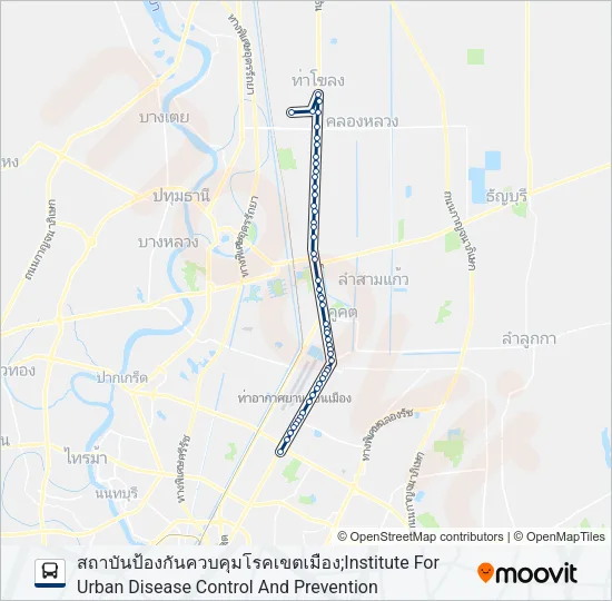 1-4 (39) Bus Line Map
