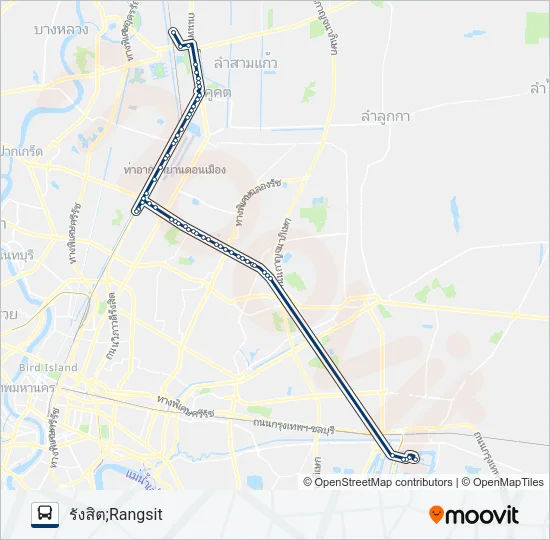 S2 (554) Bus Line Map