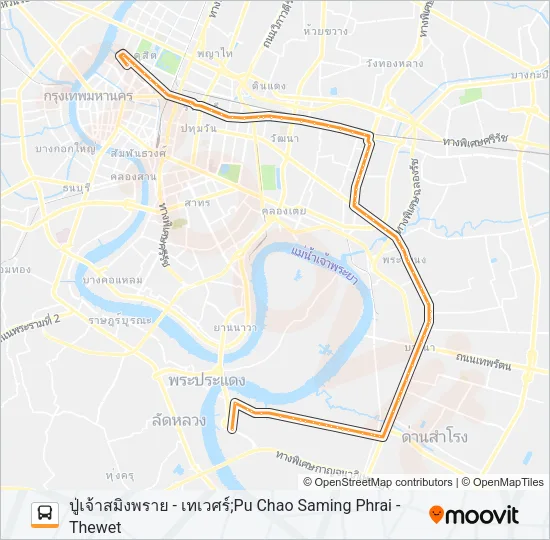 3-5 (23) Bus Line Map