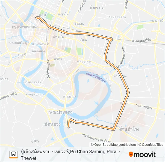 3-5 (23) Bus Line Map