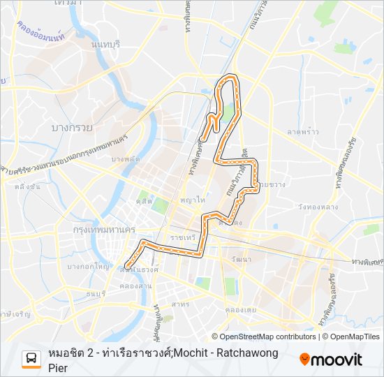 2-52 (204) รถบัส แผนที่สายรถ