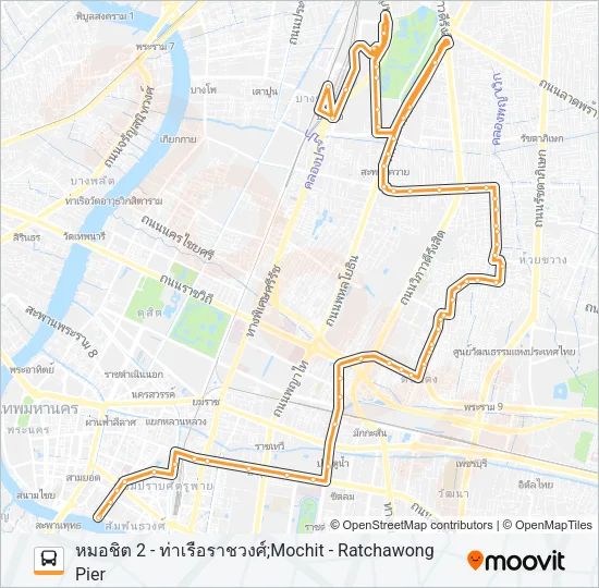 2-52 (204) Bus Line Map