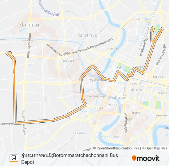 509 เดิม Bus Line Map