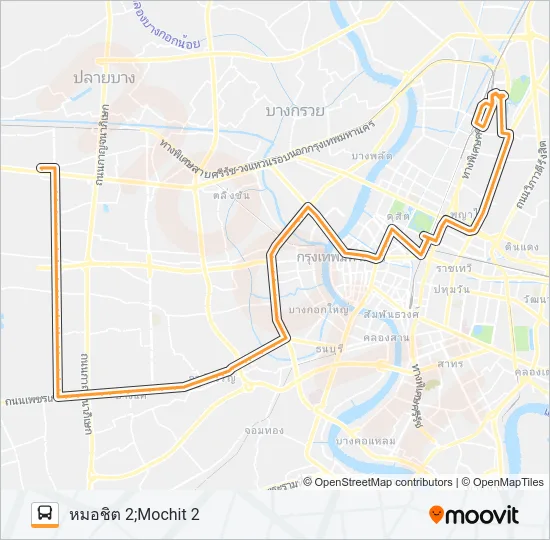 509 เดิม Bus Line Map