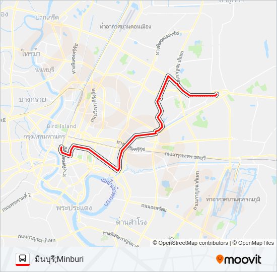 501 เดิม รถบัส แผนที่สายรถ