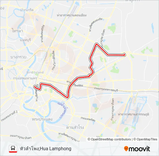501 เดิม Bus Line Map