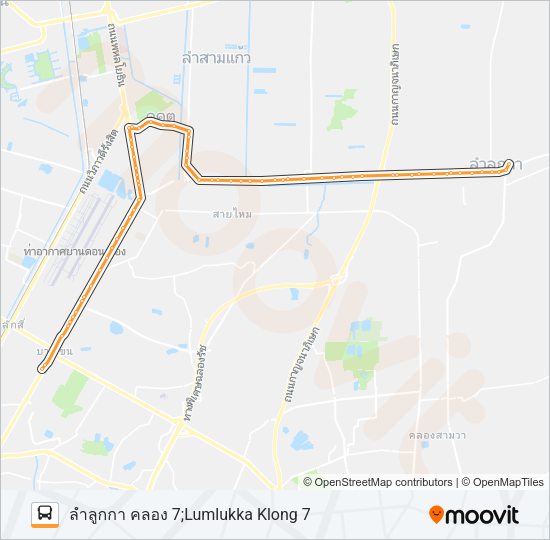 1-25 (543) รถบัส แผนที่สายรถ