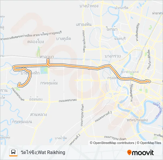 556 เดิม Bus Line Map