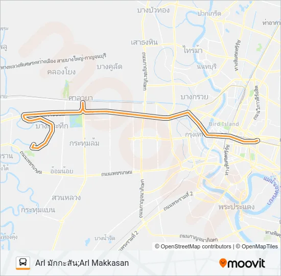 556 เดิม Bus Line Map