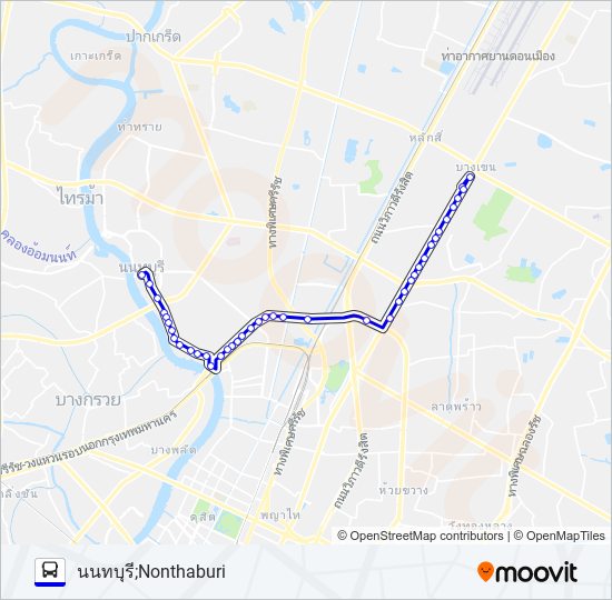 1-34 (543ก) bus Line Map