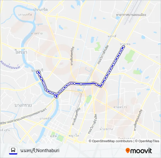 1-34 (543ก) Bus Line Map