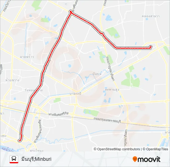 26 (เอกมัย) Bus Line Map