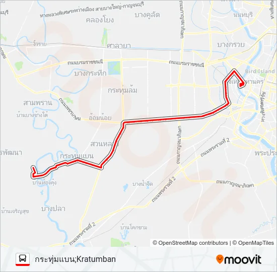 189 เดิม Bus Line Map