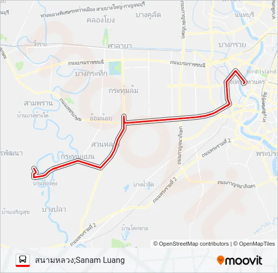 189 เดิม Bus Line Map