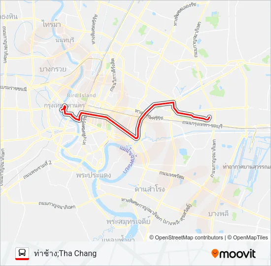 1-53 (501) Bus Line Map