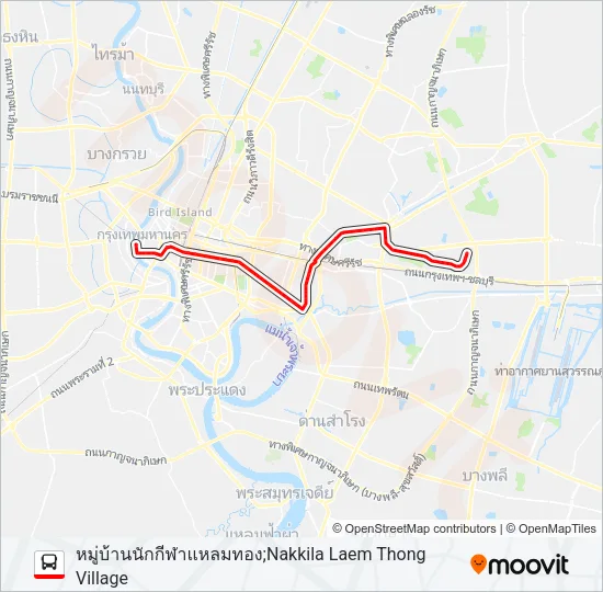 1-53 (501) Bus Line Map