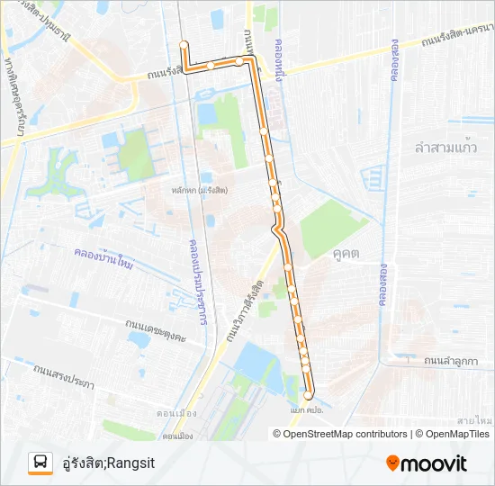 522 เสริม Bus Line Map