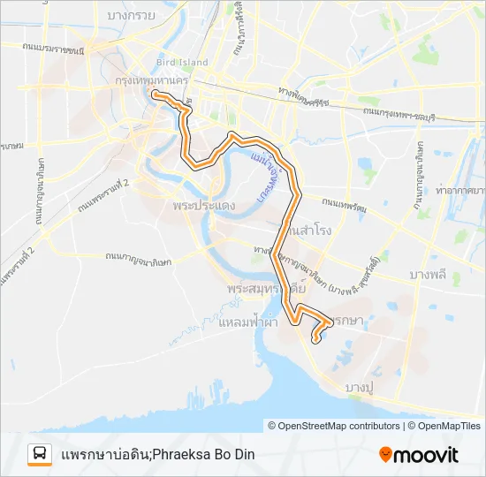 3-7E (25) Bus Line Map