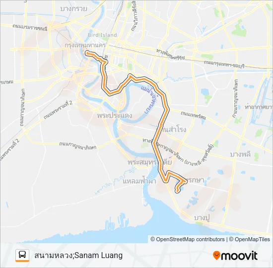 3-7E (25) Bus Line Map