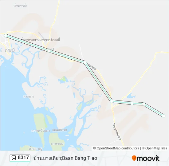 8317 Bus Line Map